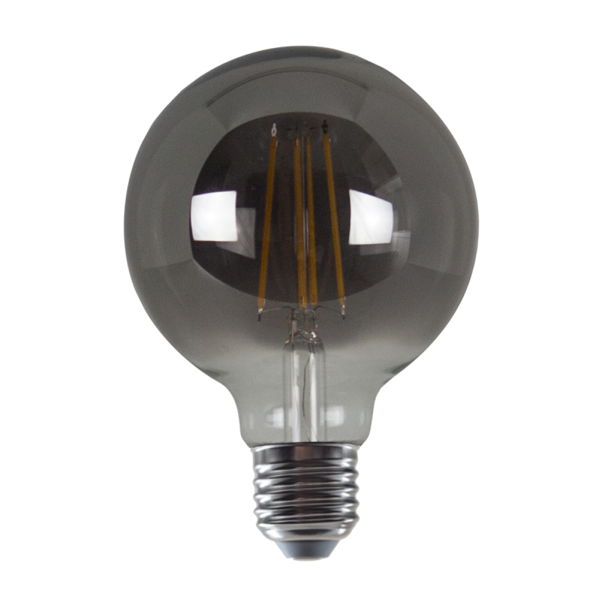ACA LED FILAMENT E27 G95  SMOKE 8W 1800K 230V AC 400LM RA80