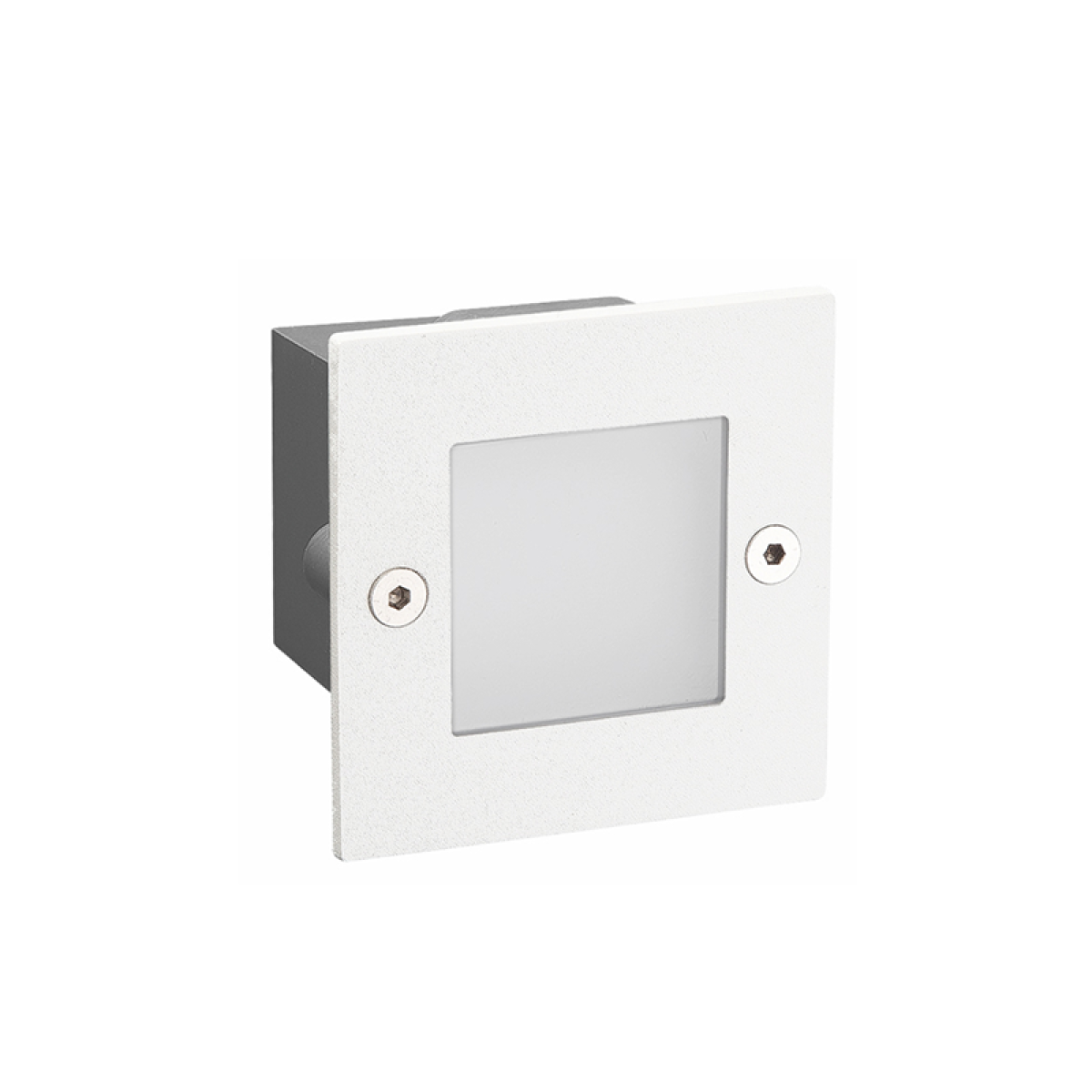 ACA LED STEP LUMINAIRE 70X70 W 2W 3000K 90Lm 230V IP54 RA80