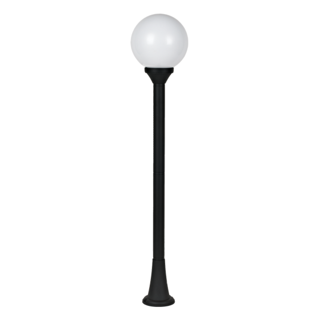 ACA PLASTIC FLOOR GARDEN BLACK LUMINAIRE 100CM Φ200 E27 IP44