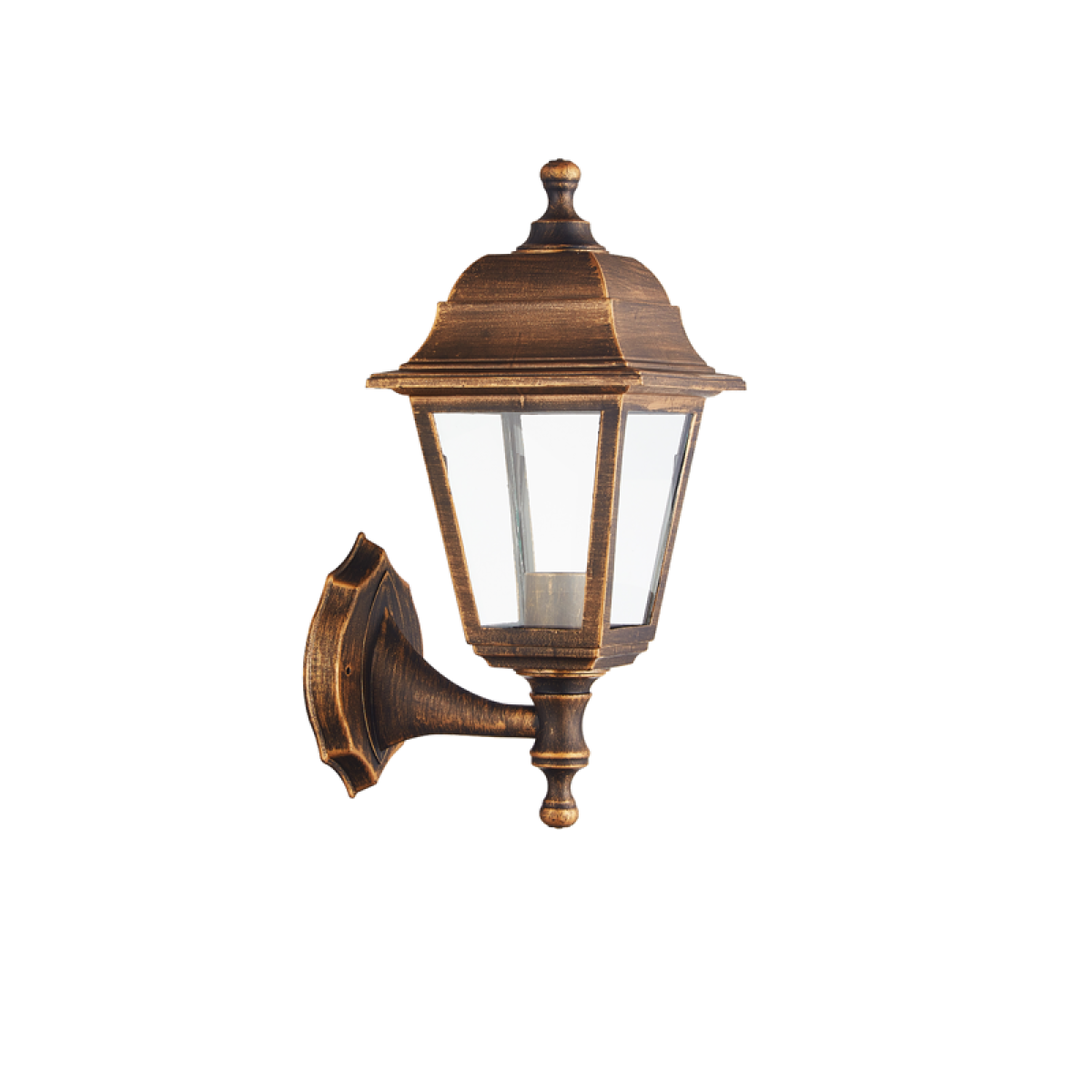 ACA 4S PLASTIC WALL GARDEN RUST LUMINAIRE E27 IP44