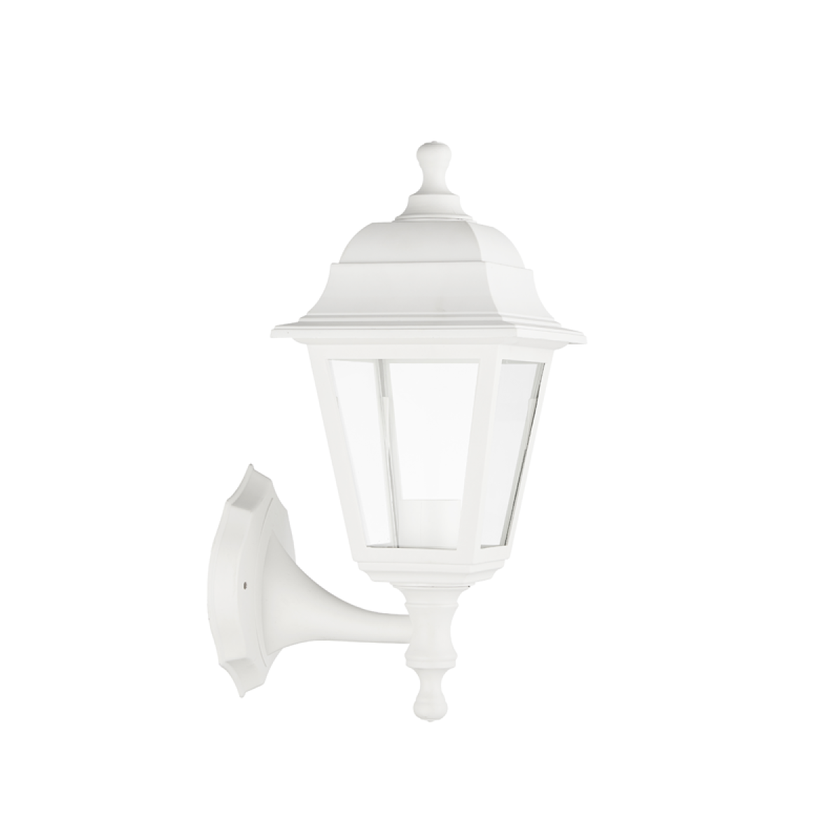ACA 4S PLASTIC WALL GARDEN WHITE LUMINAIRE E27 IP44