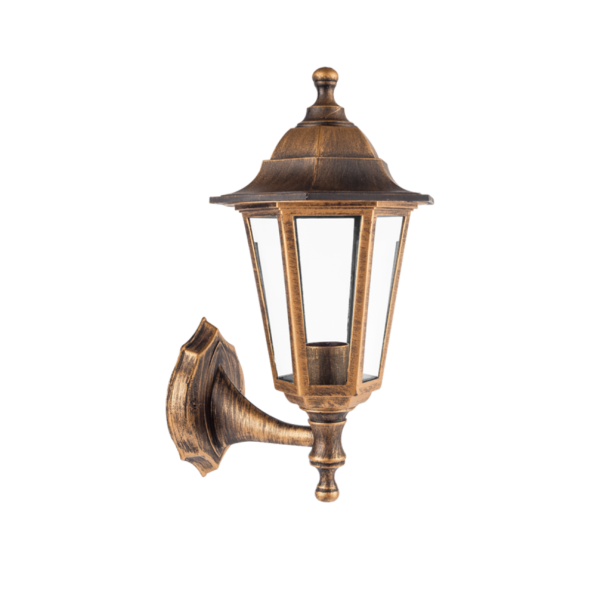 ACA 6S PLASTIC WALL GARDEN RUST LUMINAIRE E27 IP44