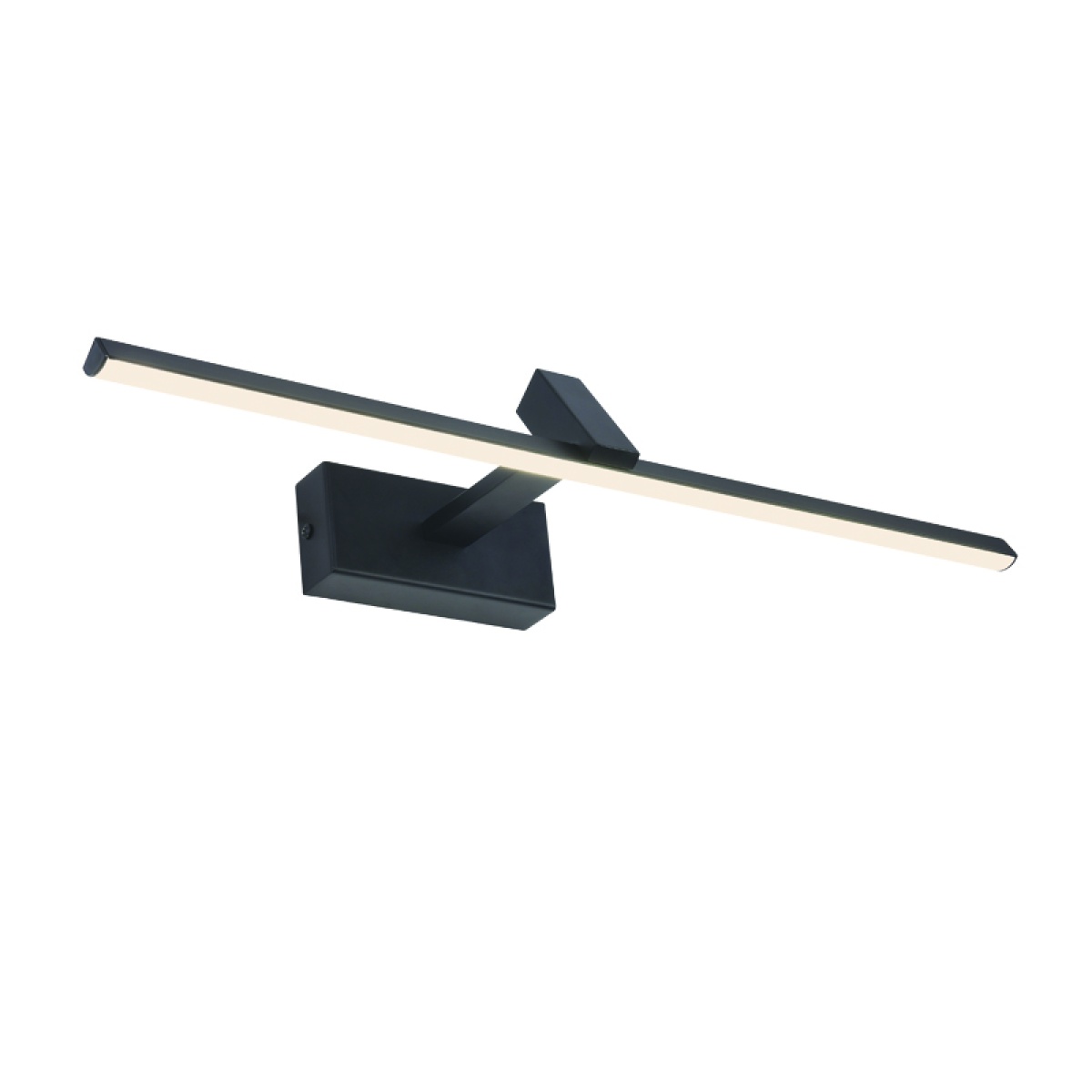 ACA ΕΠΙΤΟΙΧΟ Φ/Σ LED 8W 3000K 520LM MIRAR ΜΑΥΡΟ ΜΕΤ/ΚΟ IP20 50X16,5X7,5CM