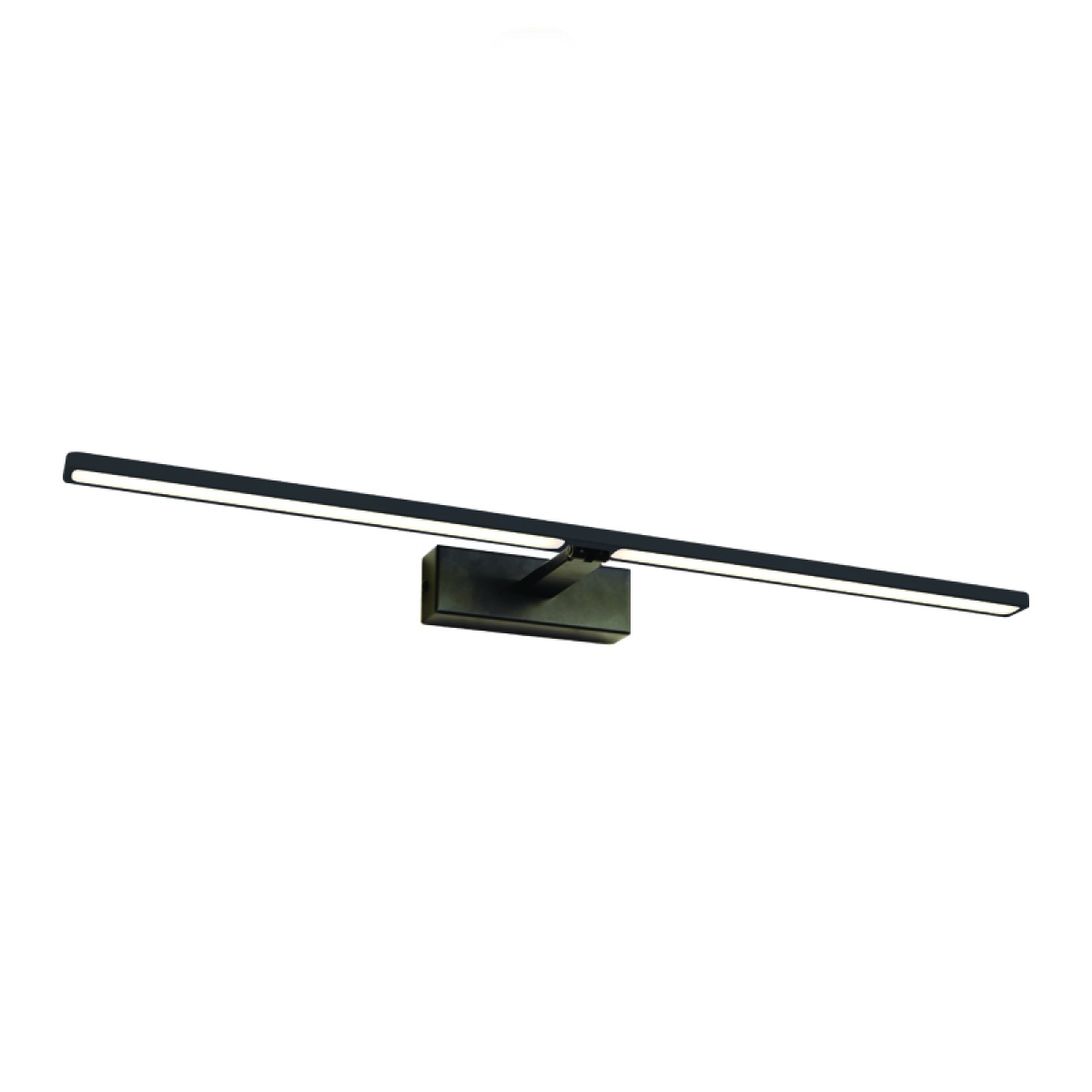 ACA ΕΠΙΤΟΙΧΟ Φ/Σ LED 12W 3000K 780LM PALMA ΜΑΥΡΟ ΜΕΤ/ΚΟ IP44 66,5X14,5X5CM