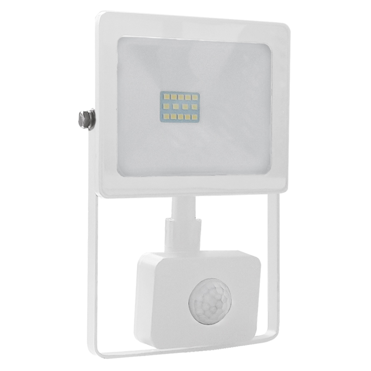 ACA WHITE SENSOR LED SMD FLOOD LUMINAIRE IP66 10W 4000K 850Lm 230V RA80