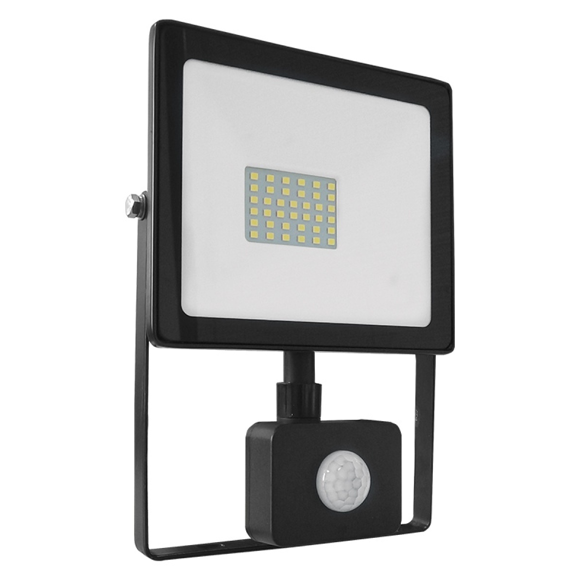 ACA BLACK SENSOR LED SMD FLOOD LUMINAIRE IP66 30W 4000K 2550Lm 230V RA80