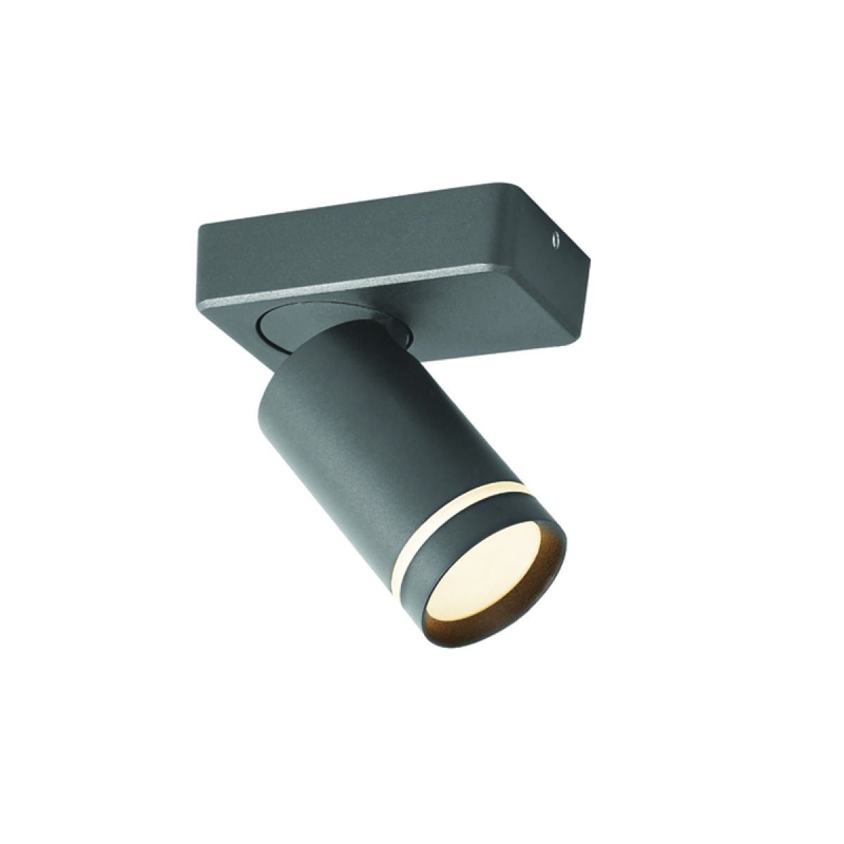 ACA ΕΠΙΤΟΙΧΟ Φ/Σ 1XGU10 DIVINO ΓΚΡΙ ΑΛΟΥΜΙΝΙΟ IP20 12X7X13,5CM