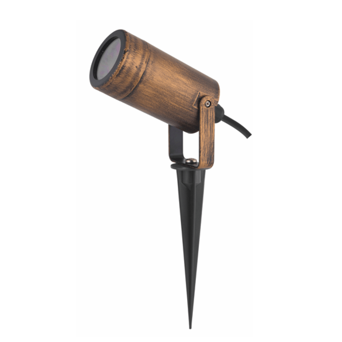 ACA RUST SPOT LUMINAIRE GU10 MAX. 3W LED IP65 & GARDEN SPIKE