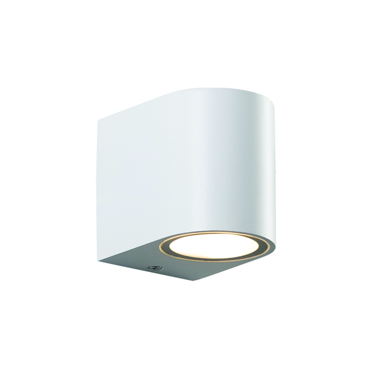 ACA GU10 WALL LUMINAIRE  PLASTIC 230V AC WHITE IP65 MAX 3W LED