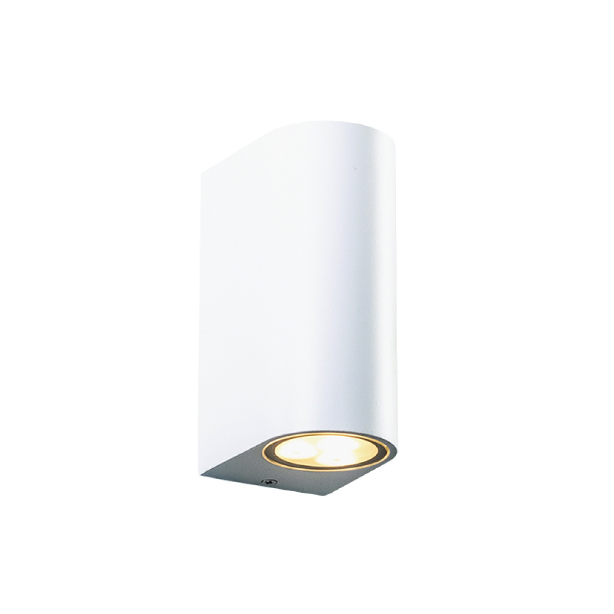 ACA GU10 WALL LUMINAIRE PLASTIC 230V AC WHITE IP65 MAX.2X3W LED
