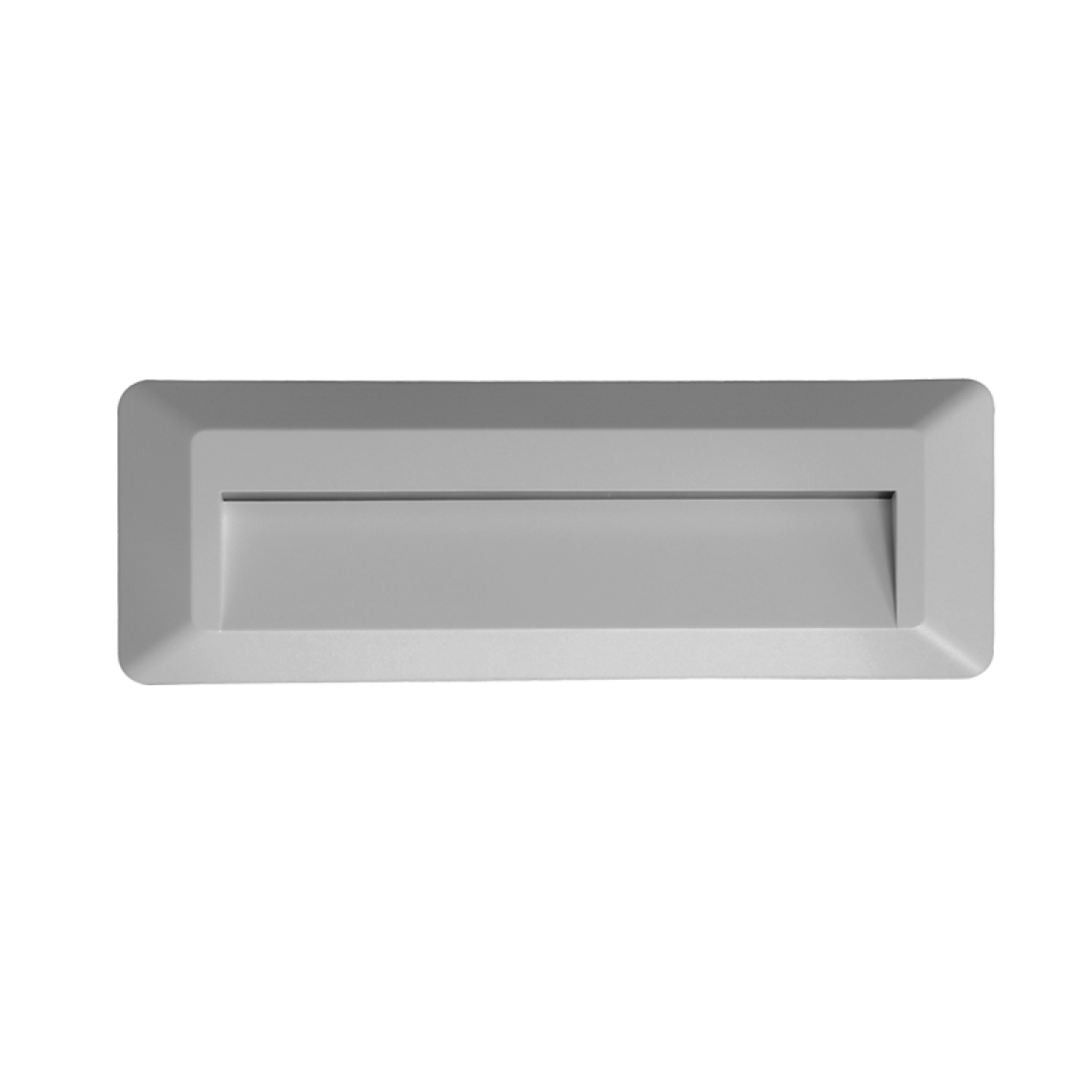 ACA LED WALL RECTANGLE LUMINAIRE GREY 230V AC IP65 2W 3000K 100LM RA80