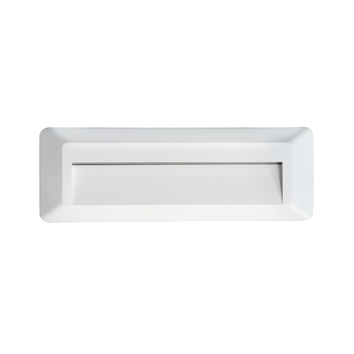 ACA LED WALL RECTANGLE LUMINAIRE WHITE 230V AC IP65 2W 3000K 100LM RA80