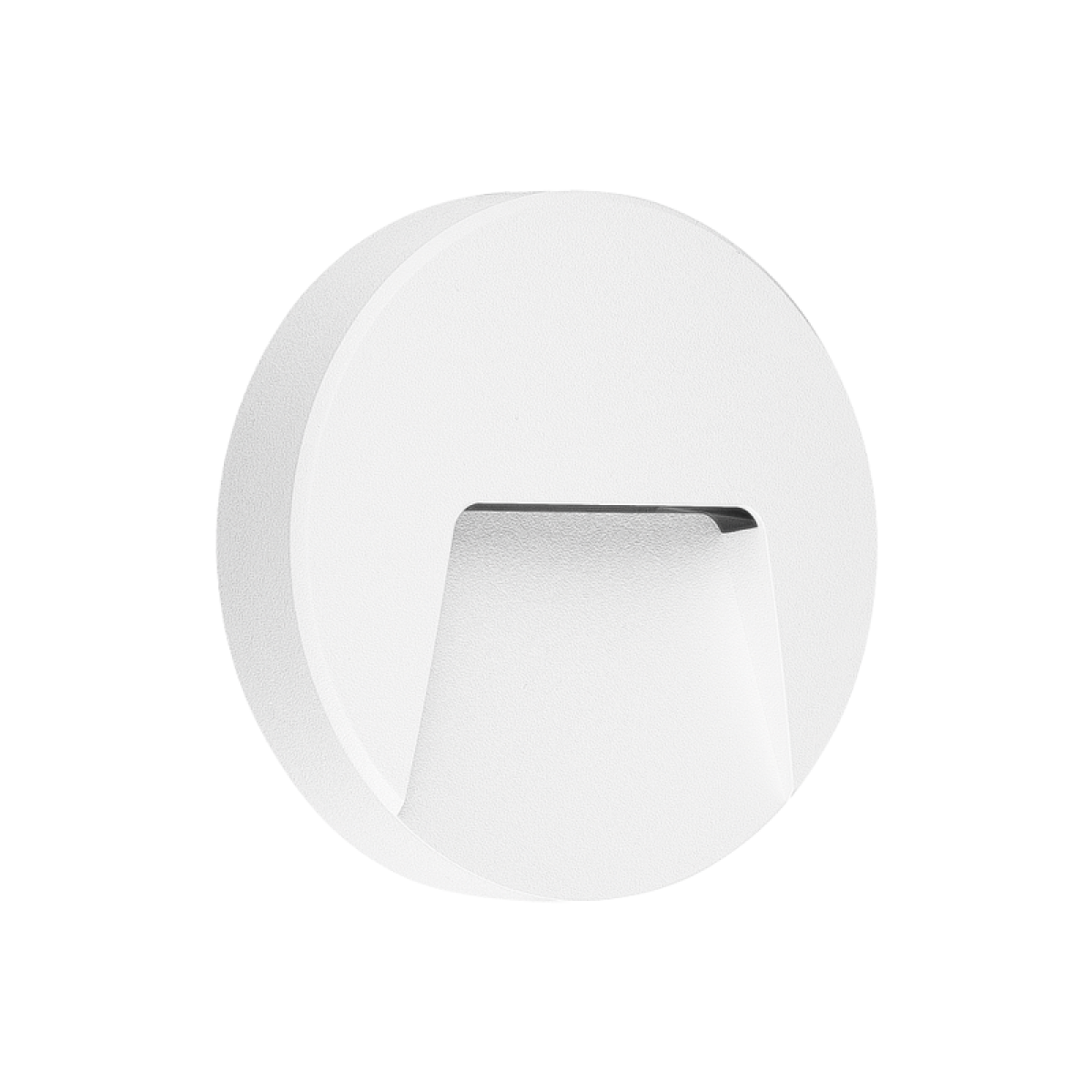 ACA LED WALL ROUND LUMINAIRE WHITE 230V AC IP65 3W 3000K 200LM RA80