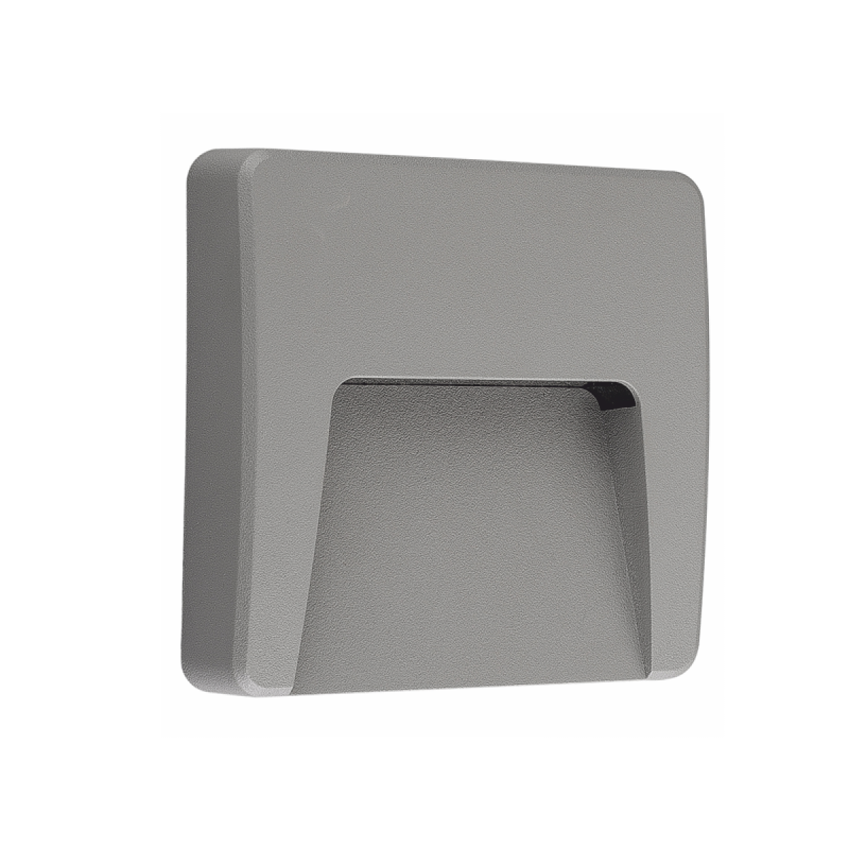 ACA LED WALL SQUARE LUMINAIRE GREY 230V AC IP65 3W 3000K 200LM RA80