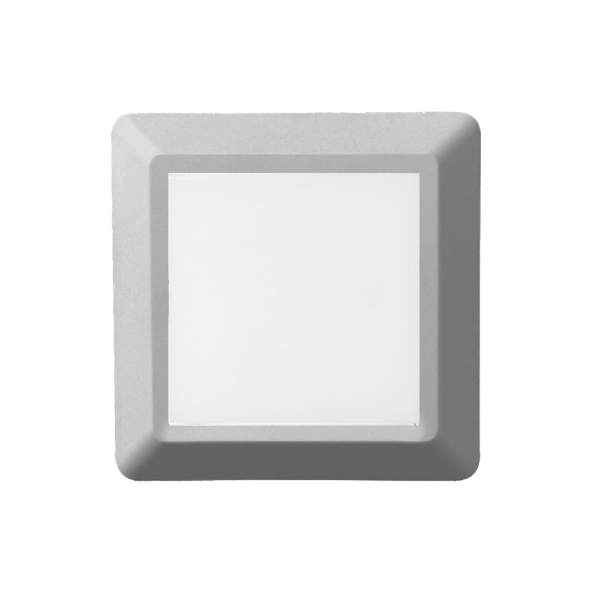 ACA LED WALL SQUARE LUMINAIRE GREY 230V AC IP65 4W 3000K 270LM RA80