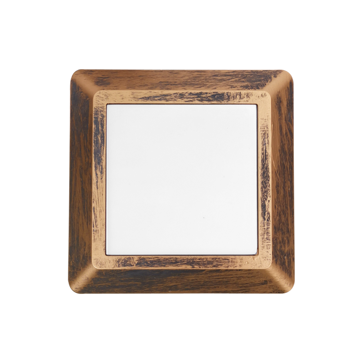 ACA LED WALL SQUARE LUMINAIRE RUST 230V AC IP65 4W 3000K 270LM RA80