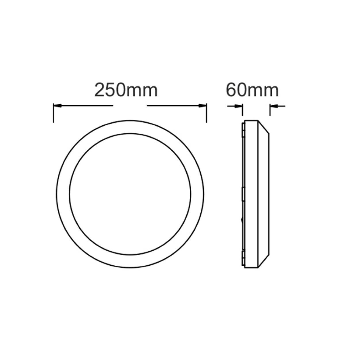 ACA ΑΠΛΙΚΑ ΕΠΙΤΟΙΧΗ PC 230V IP65 13W 3.000K 121x2835LED EPISTAR - Image 2