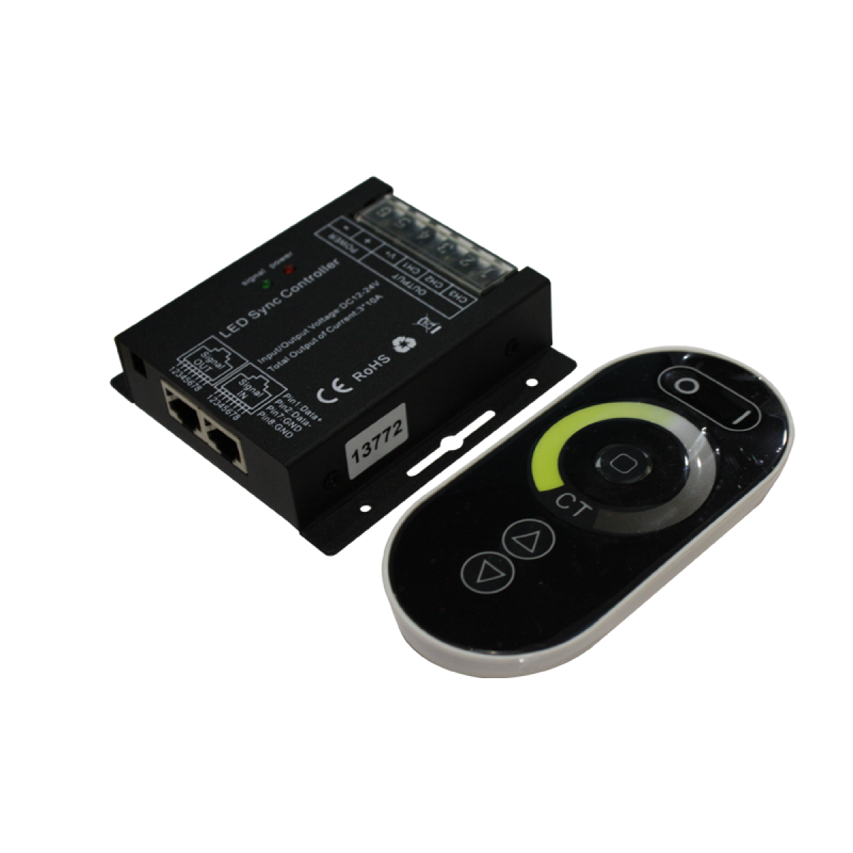 ACA CCT LED CONTROLLER 20A 240W/12V 480W/24V & RF TOUCH REMOTE