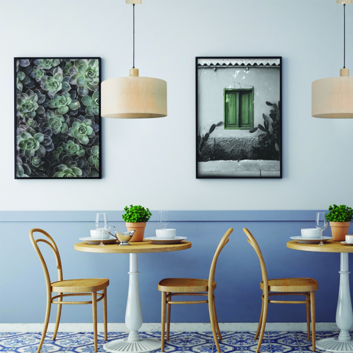 ACA ΚΡΕΜΑΣΤΟ Φ/Σ 1ΧΕ27 CHIOS ΚΡΕΜ ΥΦΑΣΜΑ+ΞΥΛΟ D45XH140CM - Image 2