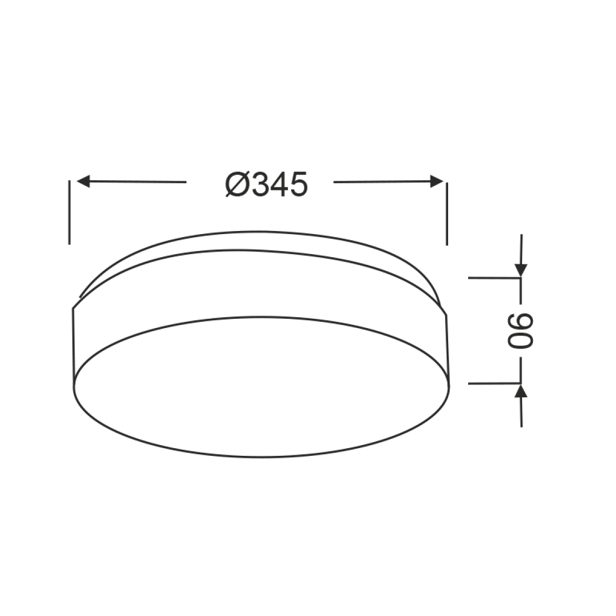 ACA ΠΛΑΦΟΝΙΕΡΑ ΛΕΥΚΟ ΓΥΑΛΙ 2x40W Φ34 PARFAIT - Image 2