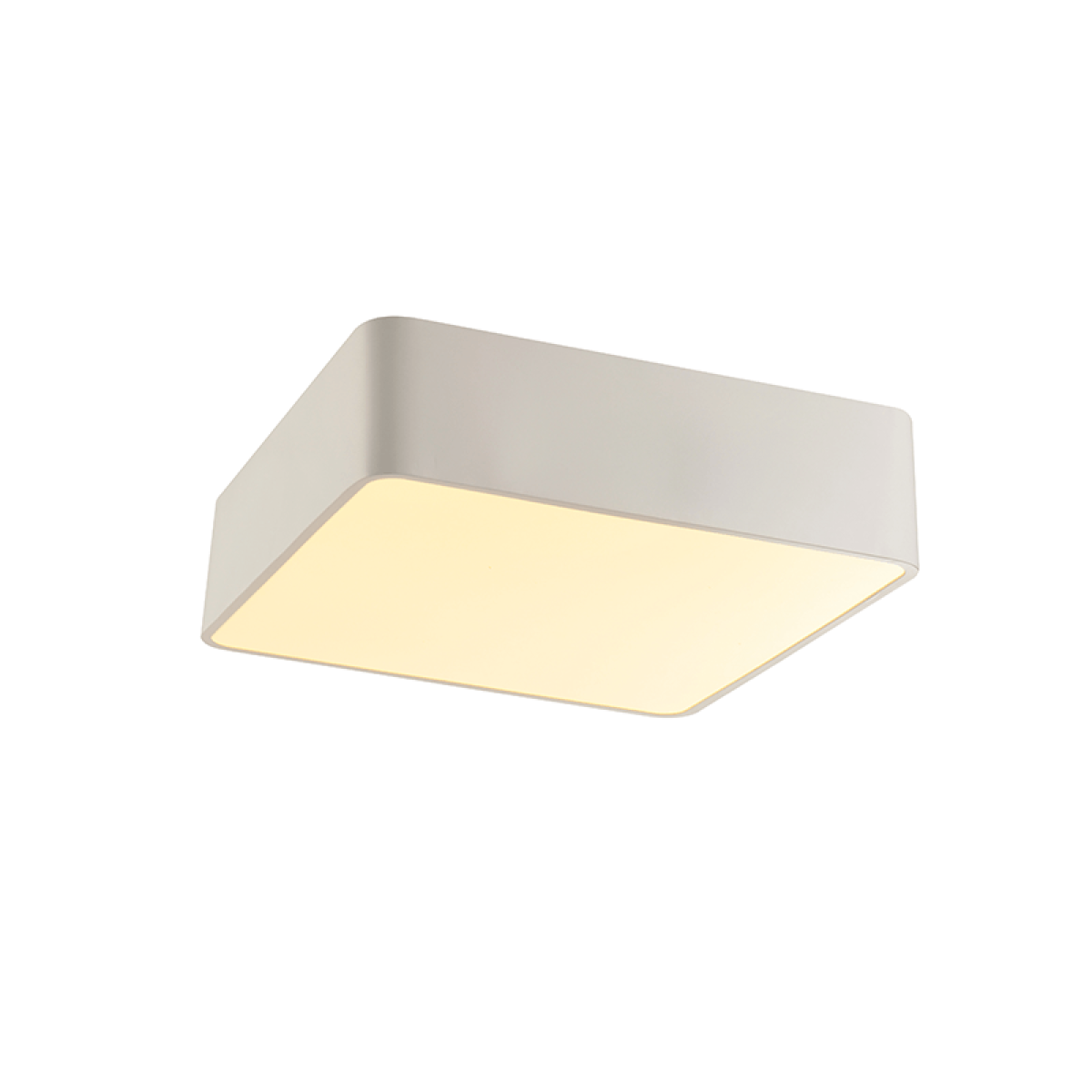 ACA ΟΡΟΦΗΣ Φ/Σ LED 40W 3200LM 3000K ΛΕΥΚΟ ΜΕΤ/ΚΟ 48X48XH13CM EMERY