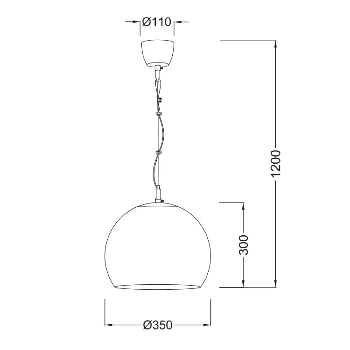 ACA ΚΡΕΜΑΣΤΟ V9027C LUNA - Image 2