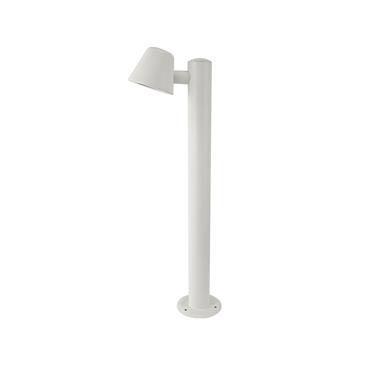 ACA ΛΕΥΚΟ ΦΩΤΙΣΤΙΚΟ VIDA 1XGU10 MAX.35W IP44 ΜΕ ΚΟΛΩΝΑ & ΔΙΑΦΑΝΟ ΓΥΑΛΙ