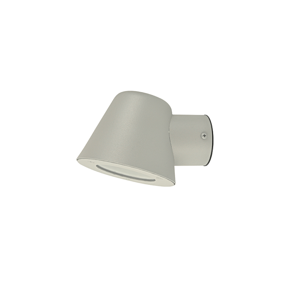 ACA ΓΚΡΙ ΕΠΙΤΟΙΧΟ ΦΩΤΙΣΤΙΚΟ VIDA 1XGU10 MAX.35W IP44 ΜΕ ΔΙΑΦΑΝΟ ΓΥΑΛΙ