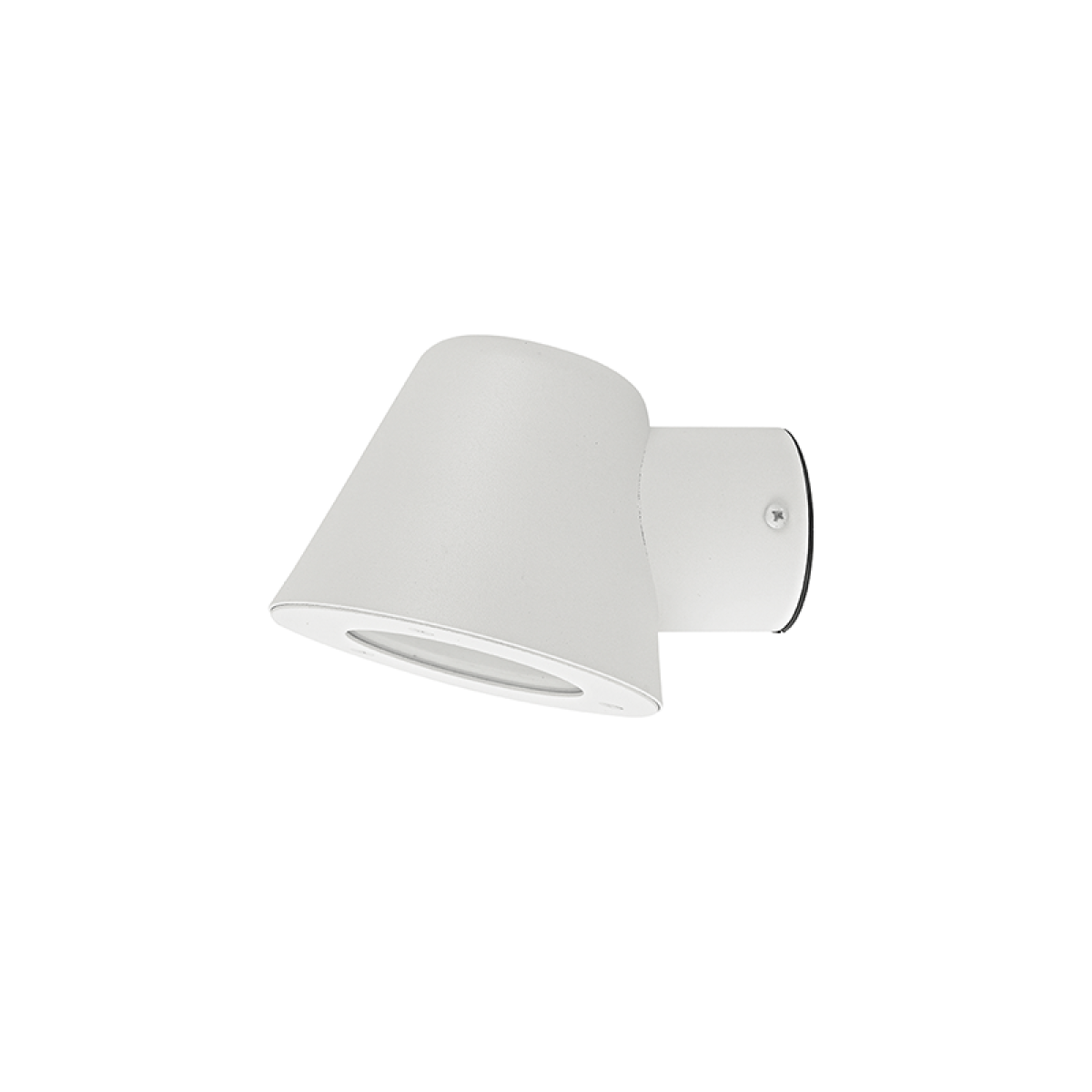 ACA ΛΕΥΚΟ ΕΠΙΤΟΙΧΟ ΦΩΤΙΣΤΙΚΟ VIDA 1XGU10 MAX.35W  IP44 ΜΕ ΔΙΑΦΑΝΟ ΓΥΑΛΙ