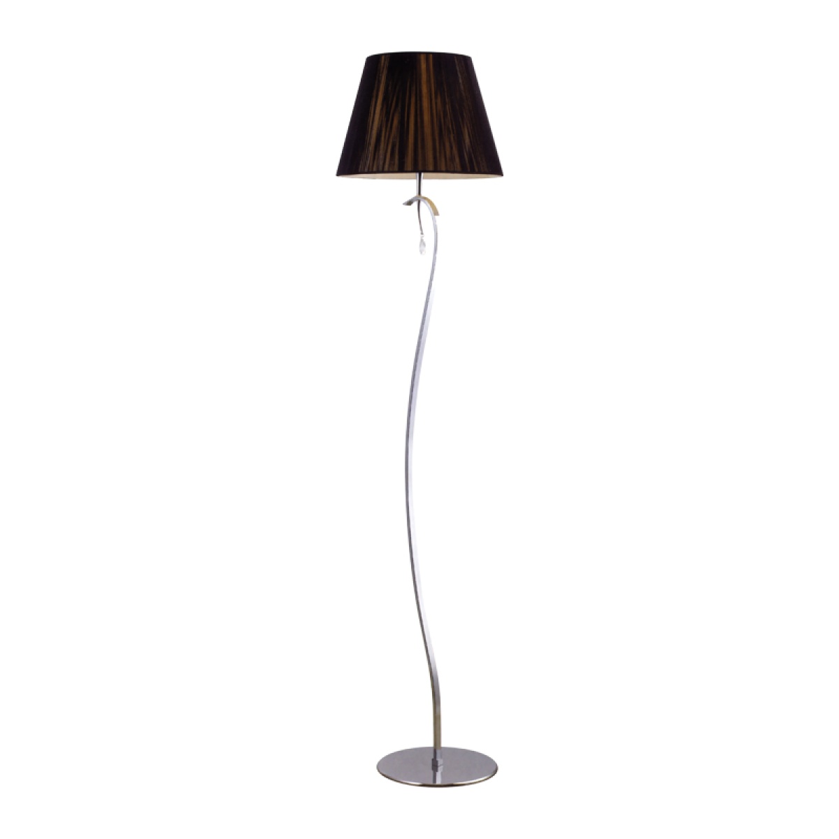 ACA  ΔΑΠΕΔΟΥ ΚΑΠΕΛΑΚΙ ΜΑΥΡΟ Φ40cm 1.73m 60W E27