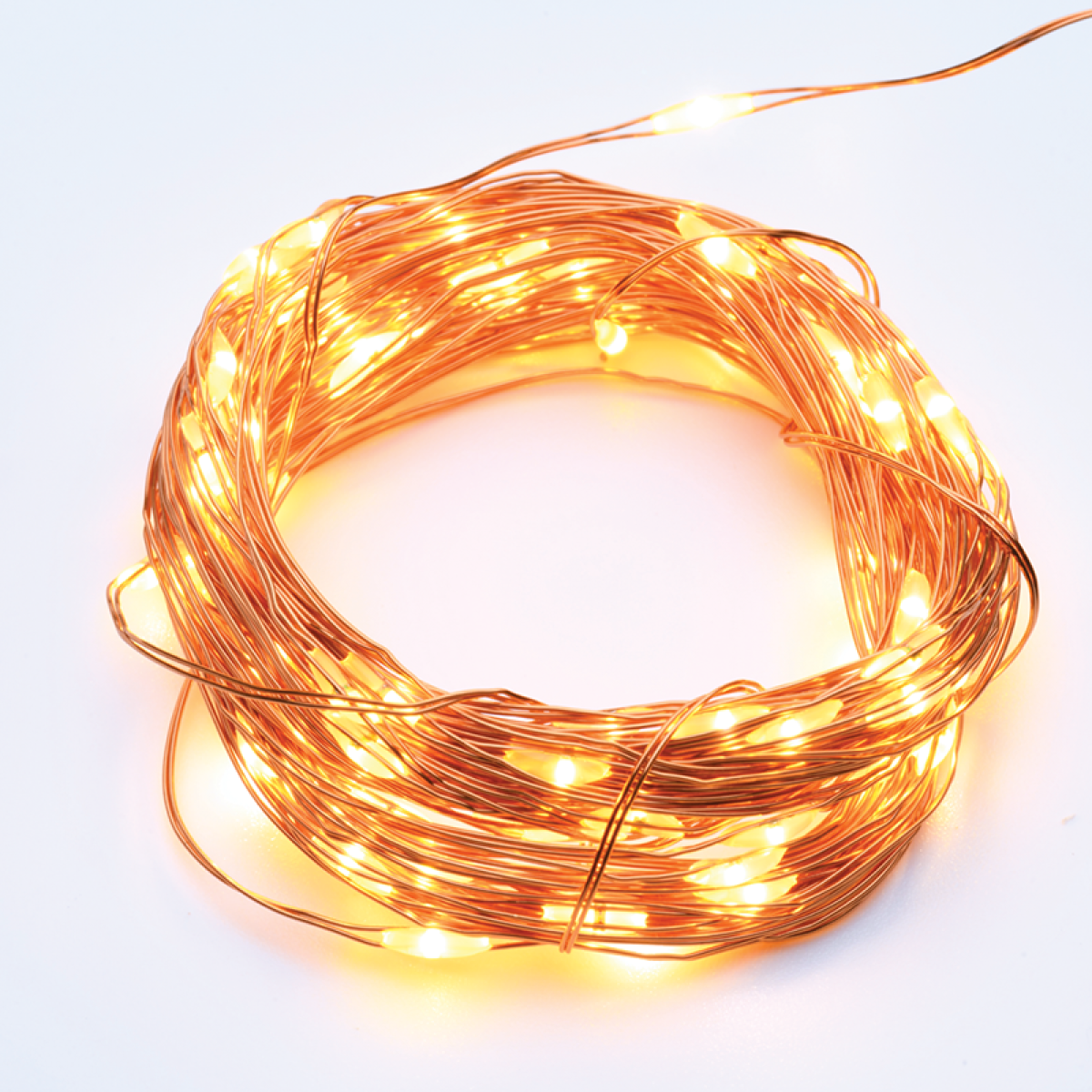ACA 100 LED ΛΑΜΠΑΚ ΣΕΙΡΑ ΘΕΡΜΟ ΛΕΥΚΟ ΧΑΛΚΙΝΟ ΚΑΛΩΔ ΑΝΤΑΠΤΟΡ(3VDC) & 8 ΠΡΟΓΡΑΜ IP44 10m+3m 1.8W