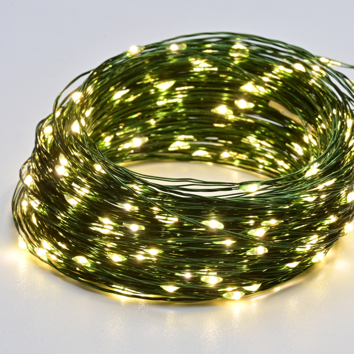 ACA 100 LED ΛΑΜΠΑΚ ΣΕΙΡΑ ΧΡΟΝΟΔΙΑΚ ΘΕΡΜΟ ΛΕΥΚΟ ΠΡΑΣΙΝΟ ΚΑΛΩΔ ΧΑΛΚΟΥ & ΜΠΑΤΑΡ 3xAA IP44 10m+10cm