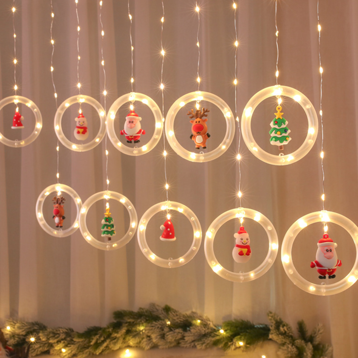 ACA ΧMAS ICICLE COPPER LIGHT 125WW LED ΛΑΜΠ ΒΡΟΧΗ, 3mx0,5m, USB STEAD&FLASH, IP20, 2,5m ΚΑΛΩΔ ΤΡΦ.