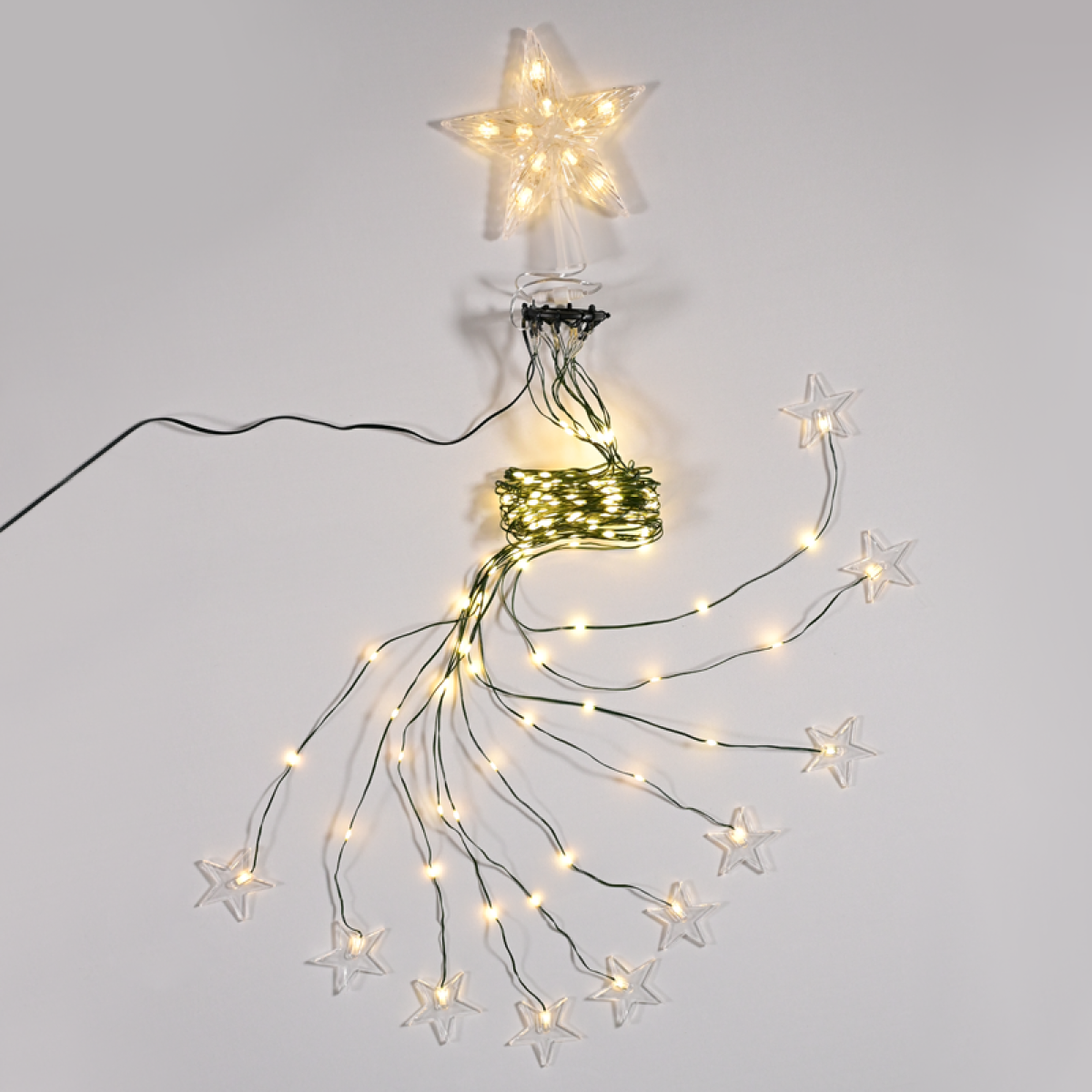 ACA 190 LED ΧΤΑΠΟΔΙ ΛΑΜΠ. ΜΕ ΑΣΤΕΡΙ,WW, USB REMOTE ΜΕ 8 ΠΡΟΓΡ., 10 ΟΥΡΕΣ IP44, 10*180cm, 5m ΚΑΛΩΔ ΤΡΟΦ.