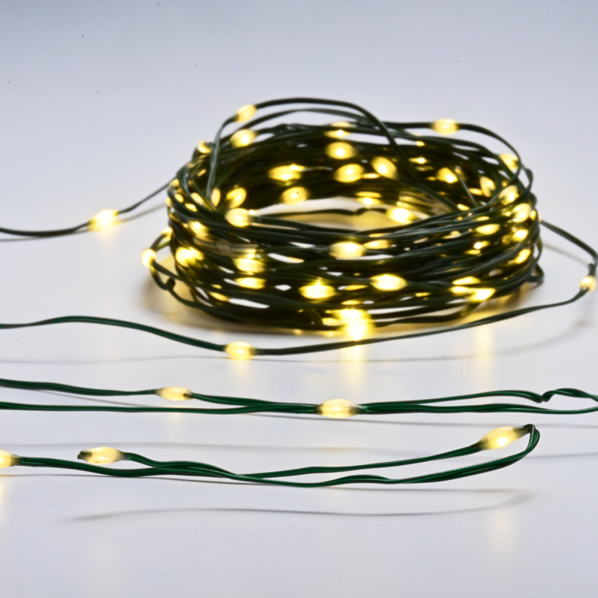 ACA SKIN LINE LAMP 300 ΛΑΜΠ. LED WW ΑΝΤΑΠΤ. 8 ΠΡΟΓΡ. IP44 ΜΗΚΟΣ 30m 2m ΠΡΑΣΙΝΟ ΚΑΛΩΔΙΟ ΤΡΟΦ.