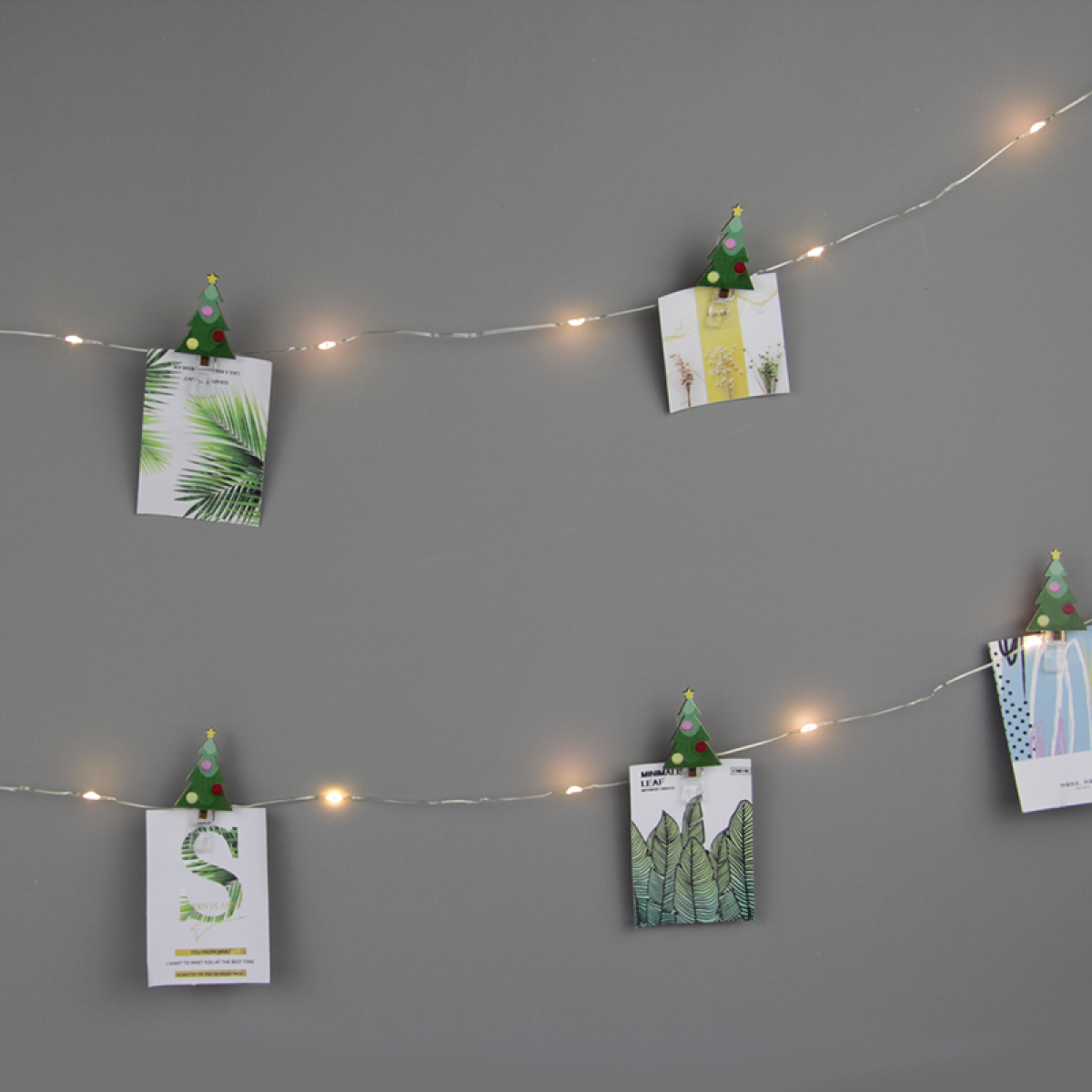 ACA  "12 X-MAS TREE CLIPS", 25 LED WW Λ/ΚΙΑ ΑΣΗΜΙ ΧΑΛΚΟΣ ΜΠ/ΡΙΕΣ (3xAA), IP20, 240+30cm, ΔΙΑΦ. ΚΑΛ. ΤΡ/