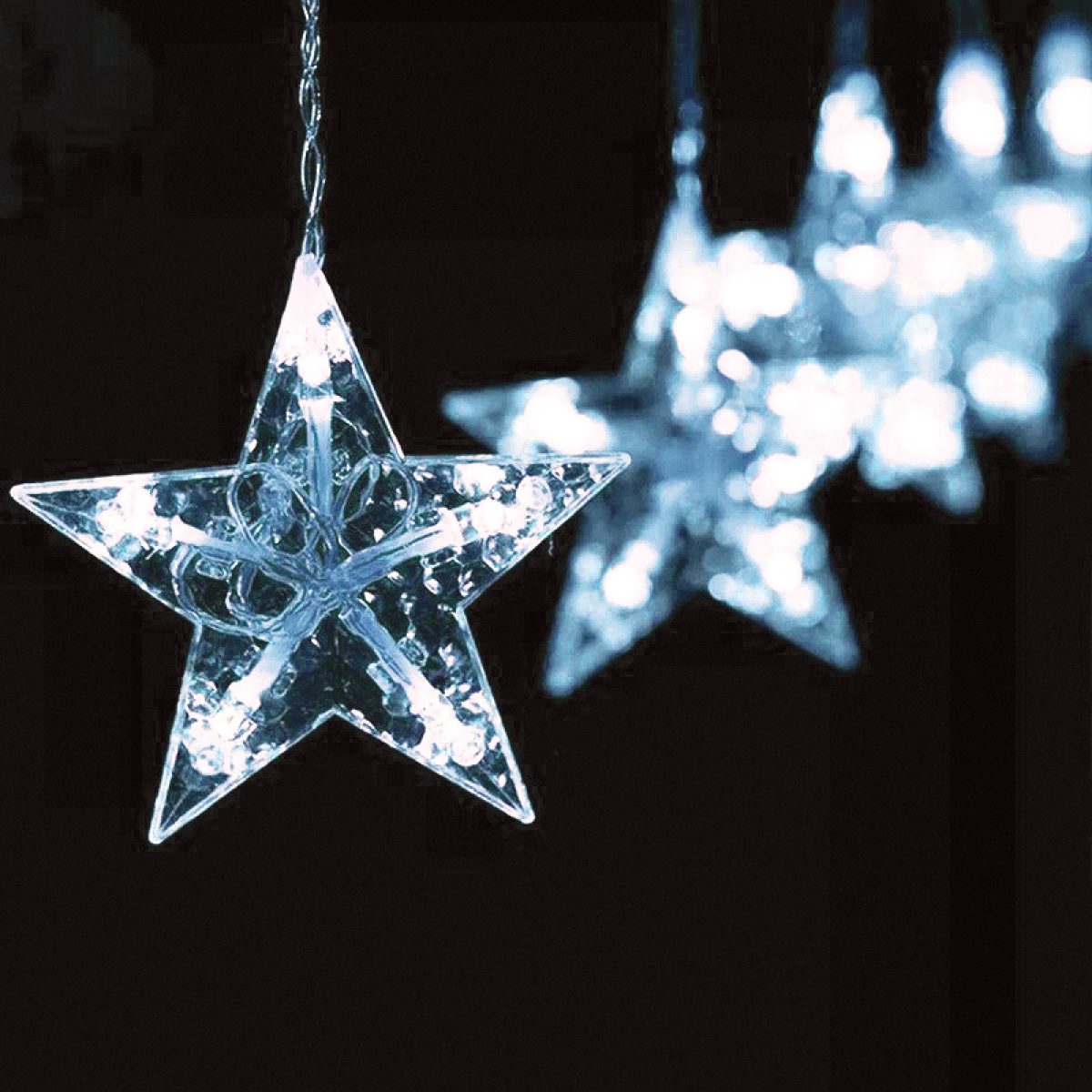 ACA  "STAR ICICLE" 100 CW LED ΛΑΜΠ. ΒΡΟΧΗ, 30/50CM, ΑΝΤΑΠΤ(31V)ΣΤΑΘΕΡΑ, ΕΠΕΚΤ(ΜΑΧ 3)IP44, 3mΔΙΑΦ. ΚΑΛ.