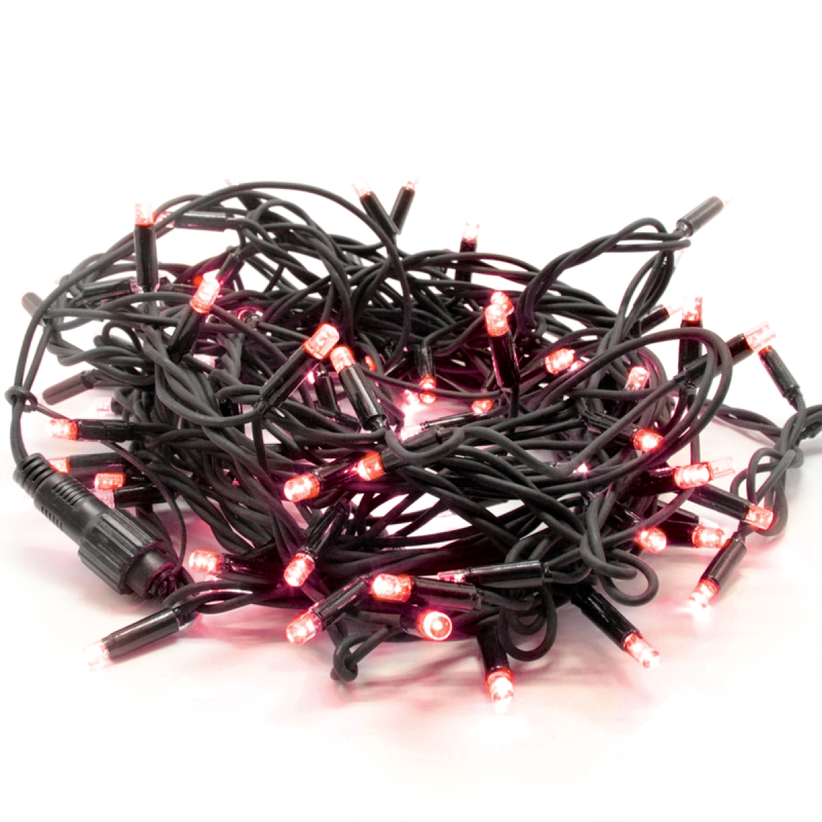 ACA ΚΑΟΥΤΣΟΥΚ ΚΑΛ. 100 LED ΛΑΜΠ. ΣΕ ΣΕΙΡΑ (ΑΝΑ 10cm), KOKKINO, ΕΠΕΚΤ. (MAX 10 ΣΕΤ), IP44, 10m