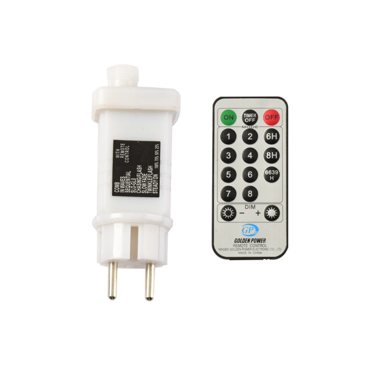 ACA  ΑΝΤΑΠΤ. 31VDC 12W 8 ΠΡΟΓΡΑΜΜΑΤΑ & IR CONTROLLER(ON/OFF+8 FUNC.+TIMER+DIMMER) MAX 1500LEDS ΠΡΟΓΡΑΜ.