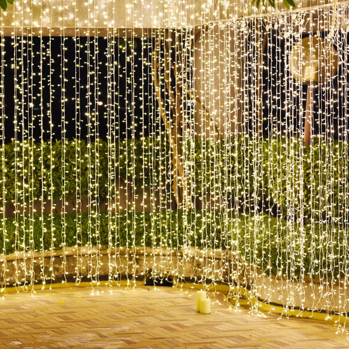 ACA  240LED ΚΟΥΡΤΙΝΑ ΛΑΜΠ 20ΣΕΙΡΕΣx12 ΛΑΜΠ ΘΕΡΜΟ ΛΕΥΚΟ ΑΝΤΑΠΤ 31VDC&ΕΠΕΚΤ MAX 2ΣΕΤ IP44 200x100cm ΔΙΑΦ