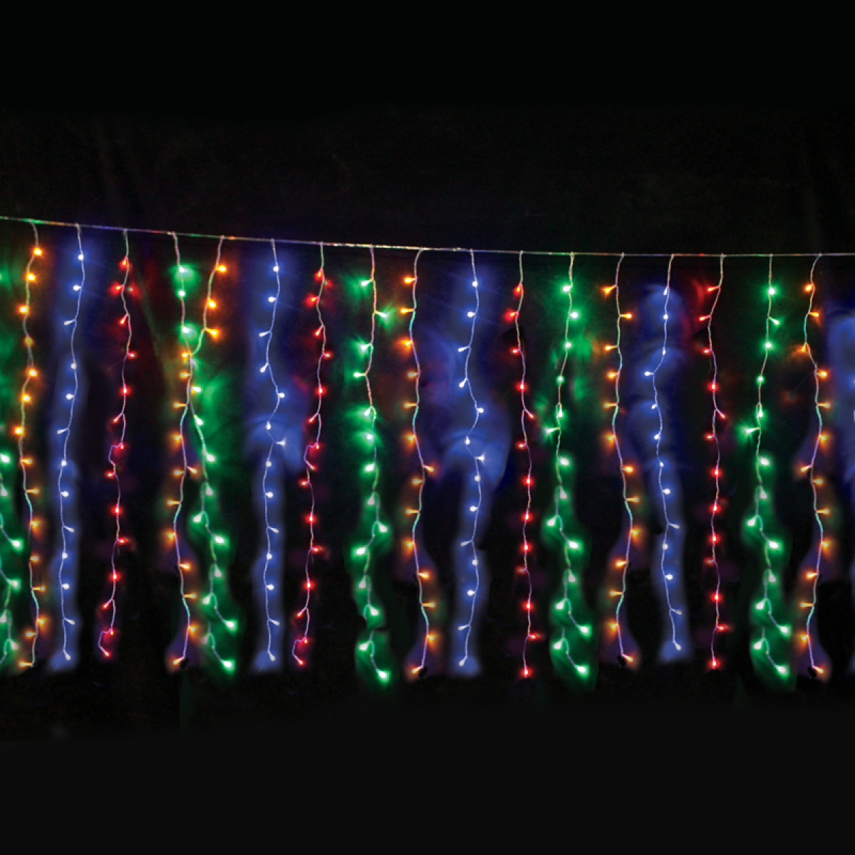 ACA  360 LED ΚΟΥΡΤΙΝΑ ΛΑΜΠ 20 ΣΕΙΡ.x18 ΛΑΜΠ. ΠΟΛΥΧΡΩΜ. ΑΝΤ. 31VDC&ΕΠΕΚΤ MAX 2ΣΕΤ IP44 200x200cm ΔΙΑΦ.