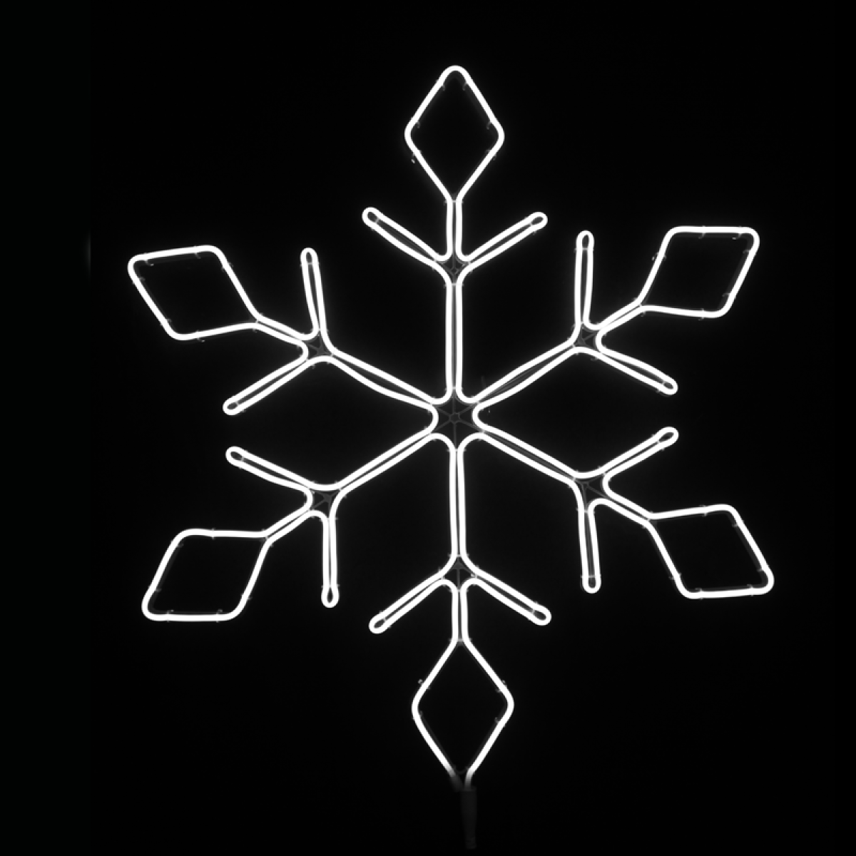 ACA "SNOWFLAKE" 600LED ΣΧΕΔΙΟ 6m ΦΩΤΟΣΩΛ ΝΕΟΝ ΨΥΧΡΟ ΛΕΥΚΟ IP44 66x57.5cm 1.5m ΚΑΛΩΔ