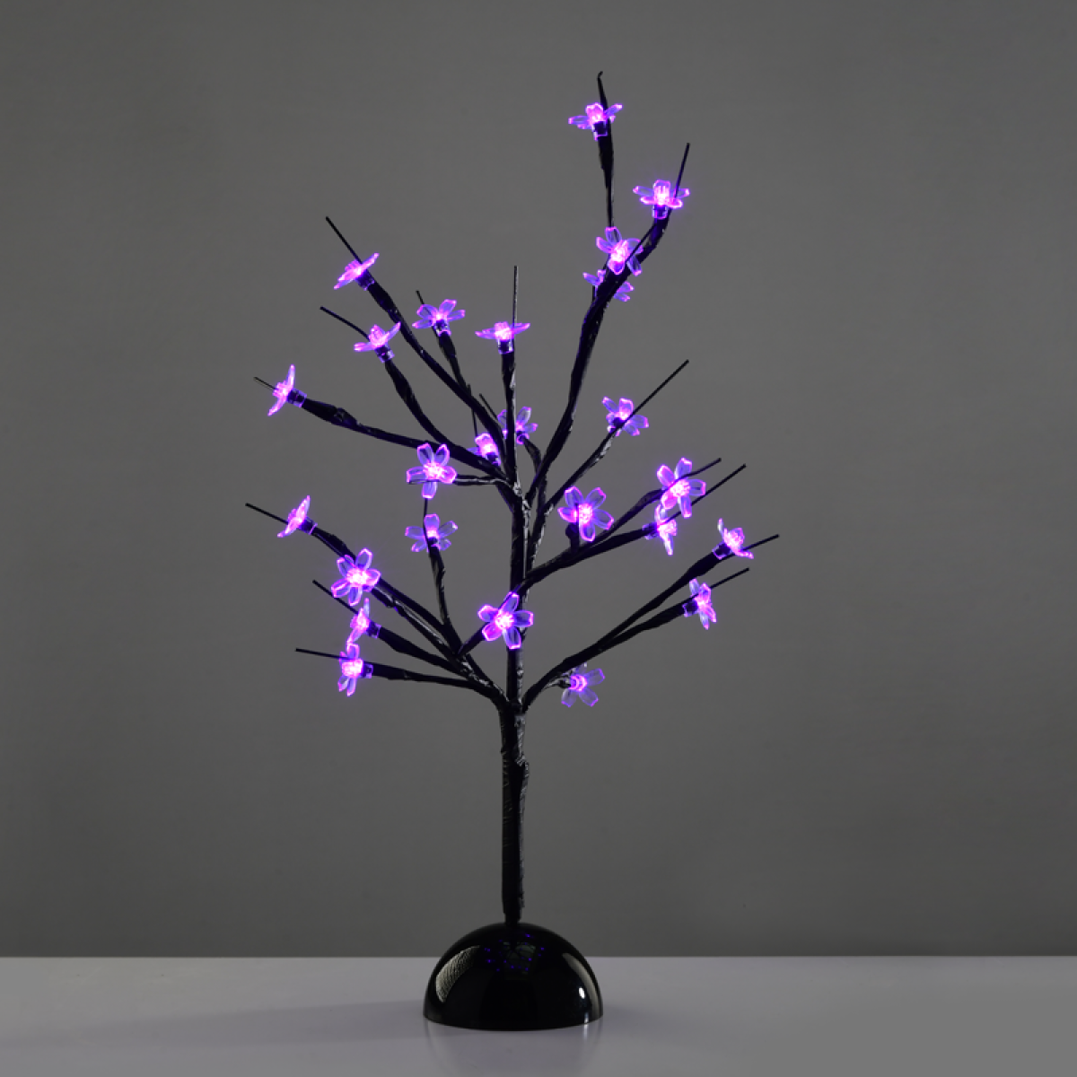 ACA  "TABLE TREE" 25 LED ΣΧΕΔΙΟ ΛΑΜΠΑΚ ΜΕ ΜΠΑΤΑΡΙΑ 3xAA ΜΩΒ IP20 10x10x45cm