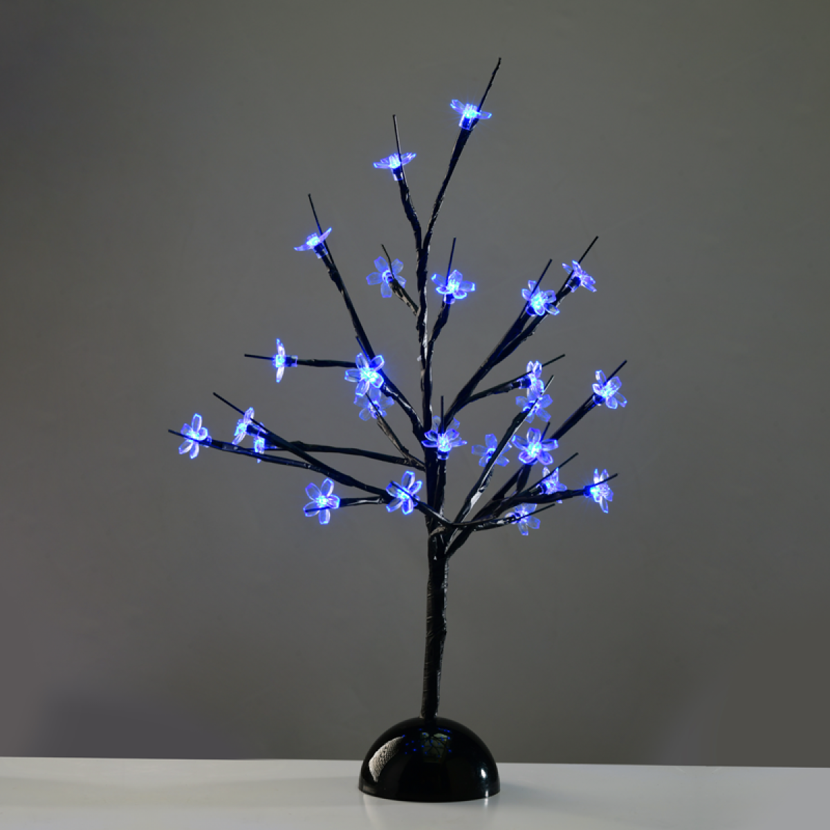 ACA  "TABLE TREE" 25 LED ΣΧΕΔΙΟ ΛΑΜΠΑΚ ΜΕ ΜΠΑΤΑΡΙΑ 3xAA ΜΠΛΕ IP20 10x10x45cm