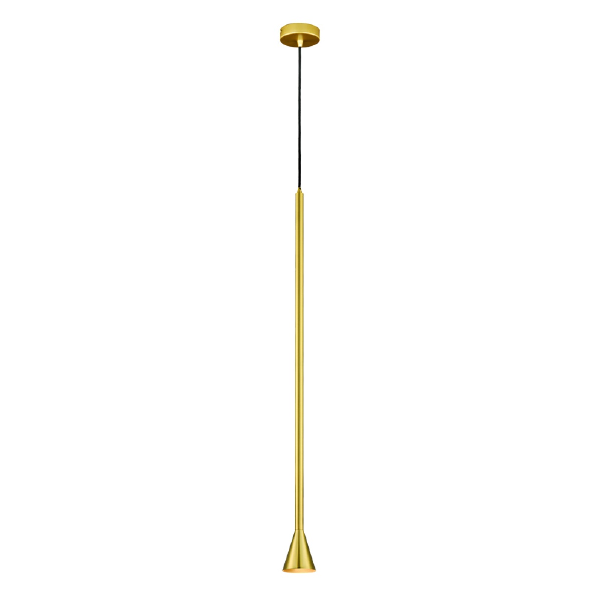 ACA ΚΡΕΜΑΣΤΟ Φ/Σ 1ΧGU10 CLOUZOT ΧΡΥΣΟ ΜΕΤ/ΚΟ IP20 D7,5XD10XH190CM