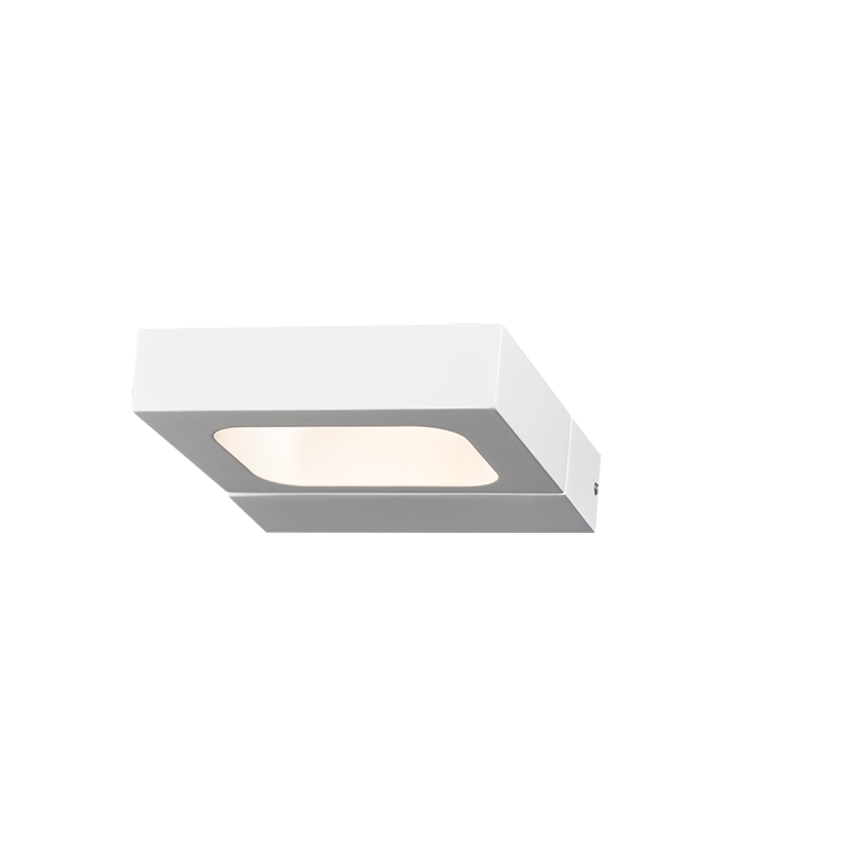 ACA ΕΠΙΤΟΙΧΟ Φ/Σ LED 6W 3000K ΑΛΟΥΜΙΝΙΟ ΛΕΥΚΟ 14,5X13X3CM CYCLOP - Image 2