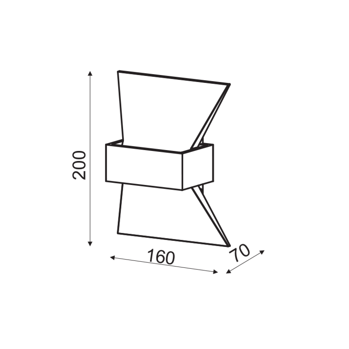 ACA ΕΠΙΤΟΙΧΟ Φ/Σ LED 6W 3000K ΑΛΟΥΜΙΝΙΟ ΛΕΥΚΟ 20Χ16Χ7CM ELEGANT - Image 3