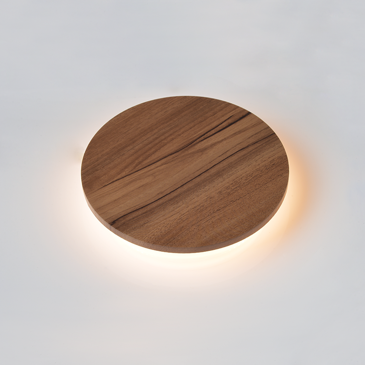 ACA ΕΠΙΤ Φ/Σ LED 15W 3000Κ ΑΠΟΧΡ.ΣΚΟΥΡ ΞΥΛΟΥ MDF ΚΥΚΛ Φ30XH3,6CM ECLIPSE - Image 2