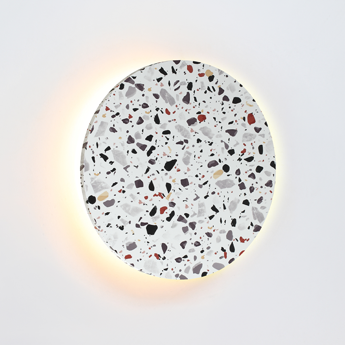 ACA ΕΠΙΤOIXO Φ/Σ LED 15W 3000Κ 1200LM TERRAZZO MDF ΚΥΚΛΟΣ Φ30ΧΗ3,6CM ECLIPSE - Image 2