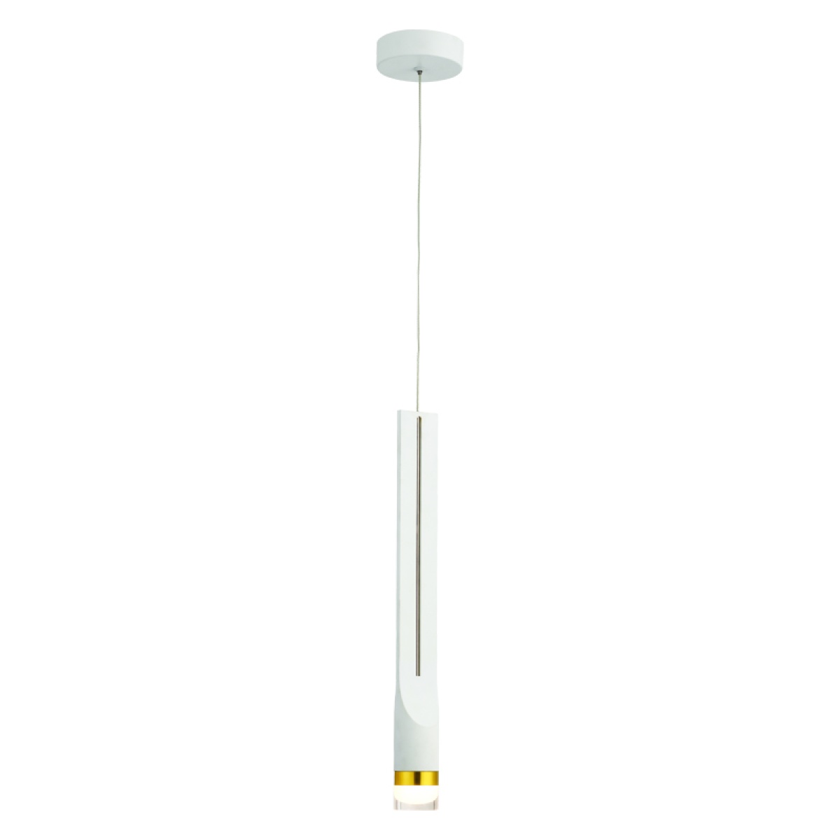 ACA ΚΡΕΜΑΣΤΟ Φ/Σ LED 5W 3000K 300LM ESTRELA ΛΕΥΚΟ ΜΕΤ/ΚΟ IP20 D6XH228CM